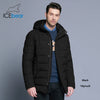 ICEbear 2019 new men's winter  jacket warm detachable hat male short coat fashion casual apparel man brand clothing MWD18813D