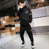 2019 Workwear jacket men's Hooded Jacket+Pants 2PC Sets  baseball  loose Pullover coat & Long Pants Mens Clothing