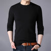 Mountainskin Men's Sweater Autumn Pullover New Slim Round Neck Mens Bottoming Shirt Fashion Casual Solid Sweater M~4XL SA764