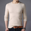 Mountainskin Men's Sweater Autumn Pullover New Slim Round Neck Mens Bottoming Shirt Fashion Casual Solid Sweater M~4XL SA764