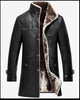 2019 Mens Sheep Leather Jacket Coat Parka Real Fur Mens Clothing Long Plush Thick Over Winter Sheepskin Large Size Jackets Men