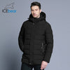 ICEbear 2019 new men's winter  jacket warm detachable hat male short coat fashion casual apparel man brand clothing MWD18813D