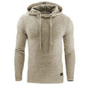 Hooded Sweatshirts Men Long-sleeved Plaid Jacquard Weaving Mens Hoodie Comfortable Soft Leisure Coat Trendy Sports Daily Hoodies