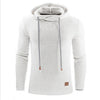 Hooded Sweatshirts Men Long-sleeved Plaid Jacquard Weaving Mens Hoodie Comfortable Soft Leisure Coat Trendy Sports Daily Hoodies