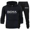 Men's Boss Letter Print Sportswear Sets Fashion Tracksuits Men Hoodies And Long Pants 2019 Winter Casual Sport Suits Men Clothes