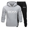 Men's Boss Letter Print Sportswear Sets Fashion Tracksuits Men Hoodies And Long Pants 2019 Winter Casual Sport Suits Men Clothes
