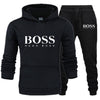 Men's Boss Letter Print Sportswear Sets Fashion Tracksuits Men Hoodies And Long Pants 2019 Winter Casual Sport Suits Men Clothes
